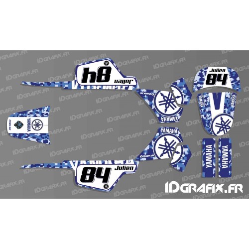 Kit de decoració Blava Digital Complet IDgrafix - Yamaha De 50 Piwi -idgrafix