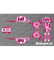 Kit décoration Digital Rose Full - IDgrafix - Yamaha 50 Piwi