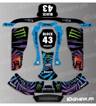 Kit deco 100% Personalitzat Bloc 2016 sèrie per a Kart KG EVO -idgrafix