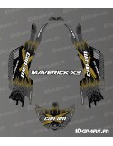Kit dekor Cracked Series Gold - Idgrafix - Can Am Maverick X3