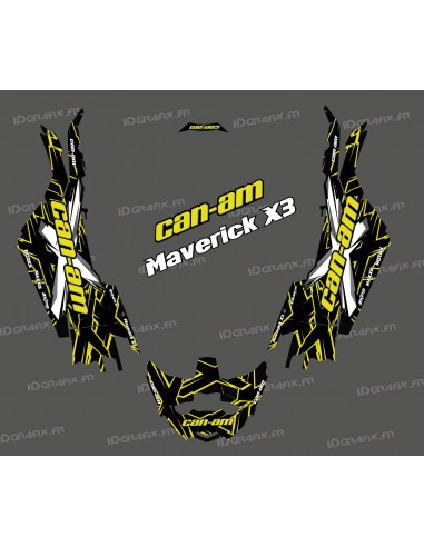 Kit decoration XTeam Series Yellow - Idgrafix - Can Am Maverick X3