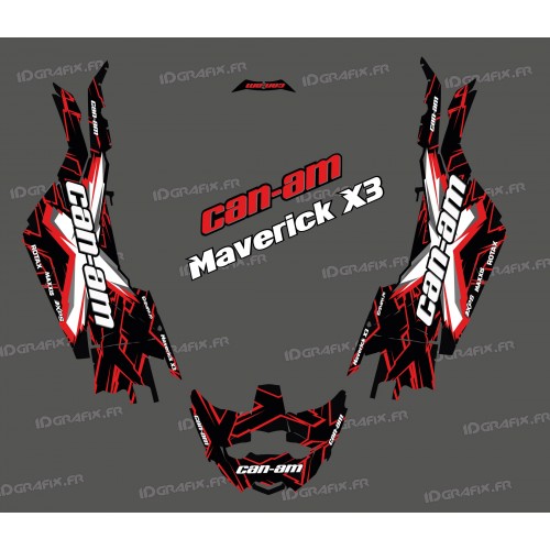 Kit dekor XTeam Series-Rot - Idgrafix - Can Am Maverick X3 -idgrafix