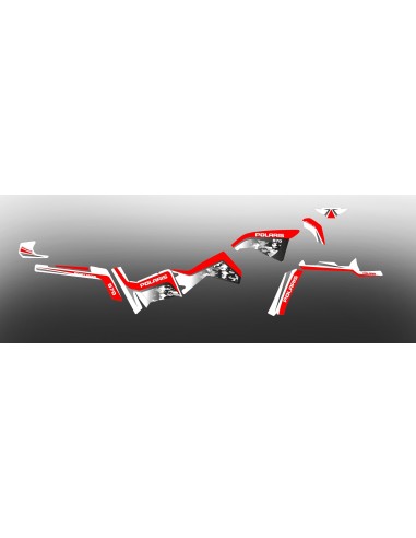 Kit de decoración de Camuflaje de la Serie (en Rojo) - IDgrafix - Polaris Sportsman 570
