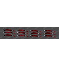 Adesivi Cerchi Sworks AV+AR (Nero/rosso)- Sworks Turbo Levo