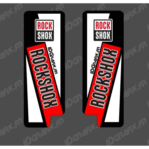 Stickers Protection Fork RockShox (Red) - Specialized Turbo Levo - IDgrafix