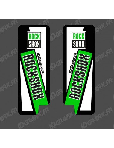Stickers Protection Fourche RockShox (Vert) - Specialized Turbo Levo