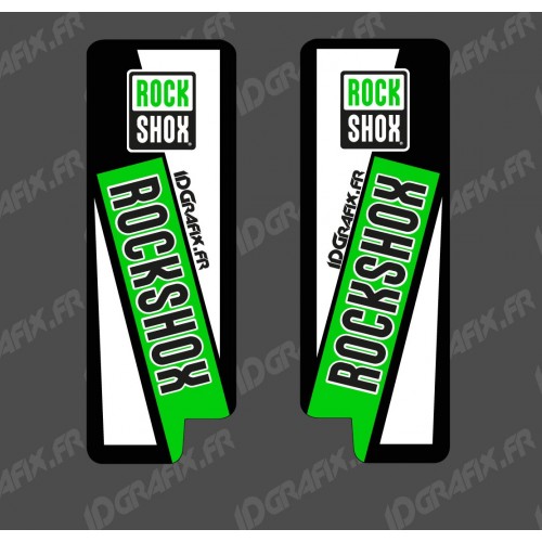 Stickers Protection Fork RockShox (Green) - Specialized Turbo Levo - IDgrafix