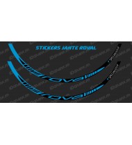 Lot 2 Stickers Rim Roval (Blue)