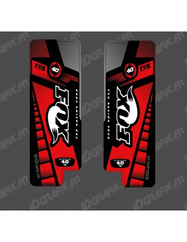 Pegatinas De Protección De La Horquilla Fox Edition (Rojo) - Specialized Turbo Levo