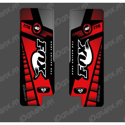 Sticker Schutz-Gabel, Fox-Edition (Rot) - Specialized Turbo-Levo -idgrafix