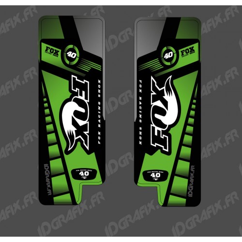 Sticker Schutz-Gabel Fox Edition (Grün) - Specialized Turbo-Levo -idgrafix