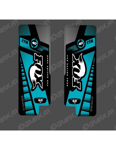 Sticker Schutz-Gabel Fox Edition (Blau) - Specialized Turbo-Levo