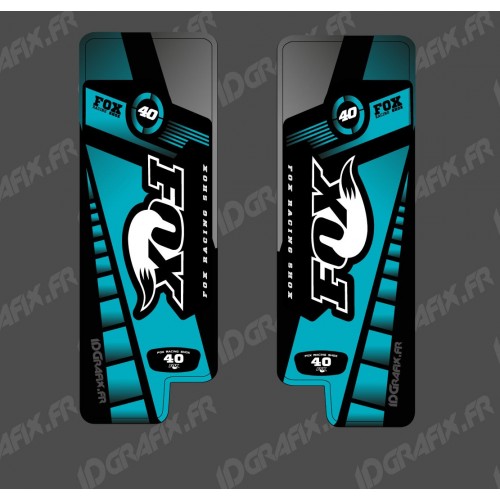 Sticker Schutz-Gabel Fox Edition (Blau) - Specialized Turbo-Levo -idgrafix