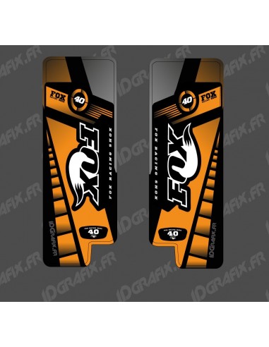 Adesivi Protezione Forcella Fox Edition (Arancione) - Specialized Turbo Levo