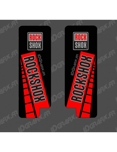 Stickers Protection Fourche RockShox GP (Rouge) - Specialized Turbo Levo