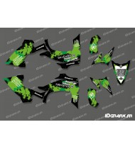 Kit deco 100% Personalizado Monstruo Completa (Verde) - IDgrafix - Yamaha YFZ 450 / YFZ 450R