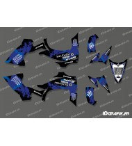 Kit deco 100% Custom Monster Full (Blue) - IDgrafix - Yamaha YFZ 450 / YFZ 450R