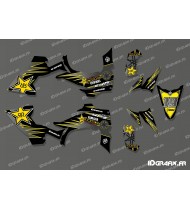 Kit deco 100% d'Estrella de Costum Plena (Groc) - IDgrafix - Yamaha YFZ 450 / YFZ 450R -idgrafix