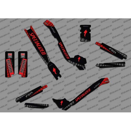 Kit deco GP Edition Full (Red) - Specialized Turbo Levo - IDgrafix