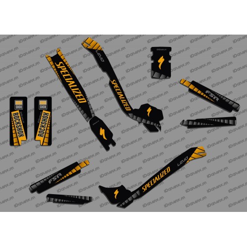 Kit deco GP Edition Full (Orange) - Specialized Turbo Levo-idgrafix