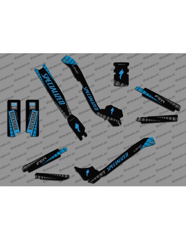 Kit déco GP Edition Full (Bleu) - Specialized Turbo Levo-idgrafix