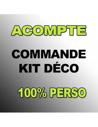 Deposit Kit deco 100 % Custom - BIKE