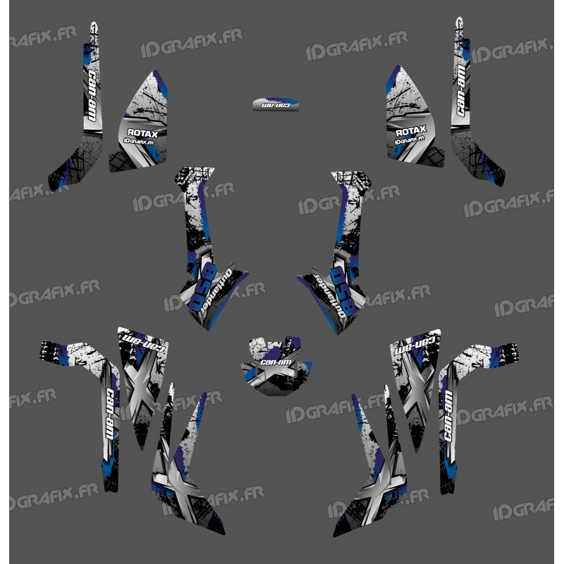 Kit decoration Brush Series (Grey), Medium - IDgrafix - Can Am Outlander (G2) - IDgrafix