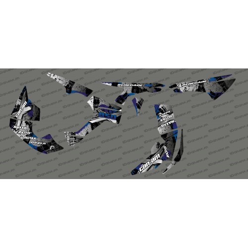 Kit decoration Brush Series-Full (Gray)- IDgrafix - Can Am Renegade - IDgrafix