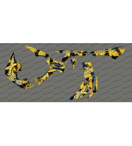 Kit décoration Brush Series Full (Jaune)- IDgrafix - Can Am Renegade