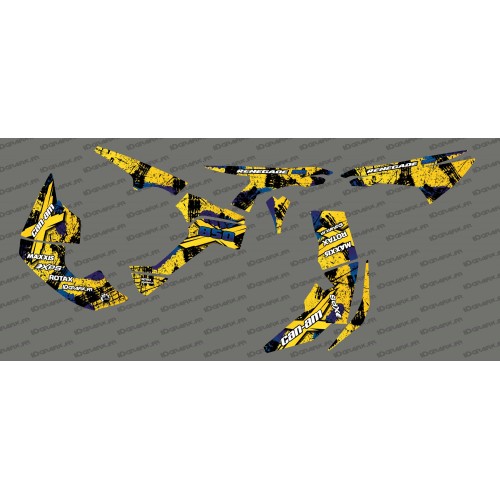 Kit decoration Brush Series Full (Yellow)- IDgrafix - Can Am Renegade - IDgrafix