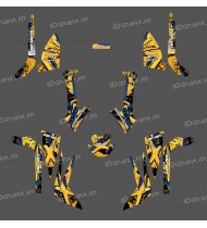 Kit de decoración de Cepillo de la Serie (Amarillo) Medio - IDgrafix - Can Am Outlander (G2)