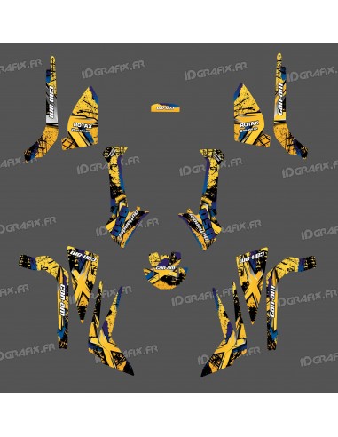 Kit decoration Brush Series (Yellow) Medium - IDgrafix - Can Am Outlander (G2)