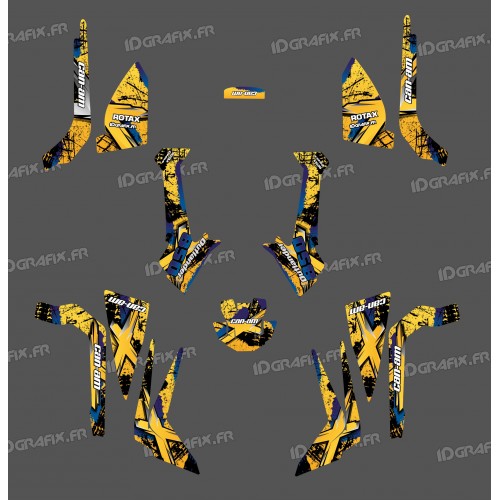 Kit dekor Brush Series (Gelb) Medium - IDgrafix - Can-Am Outlander G2 - ()