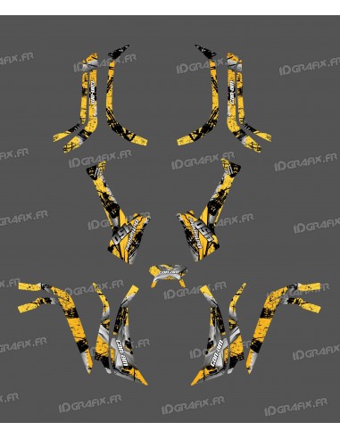 Kit decoration Light Brush (Yellow) - IDgrafix - Can Am series The Outlander