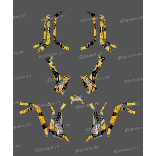 Kit deko-Light Brush (Gelb) - IDgrafix - Can-Am L-serie Outlander