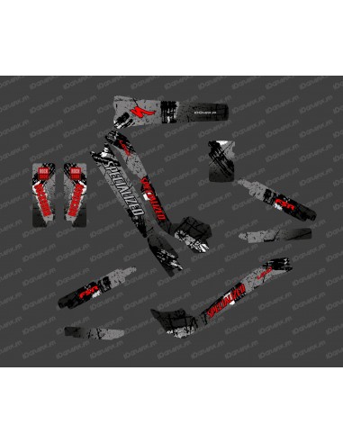 Kit deco Brush Edition Full (Black/Red) - Specialized Turbo Levo
