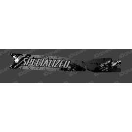 STICKER PROTECTION BATTERY - BRUSH (Black/Grey) - SPECIALIZED Turbo Levo/Kenevo