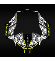 Kit decoration Camo Series - Yellow Idgrafix - Can Am 1000 Maverick