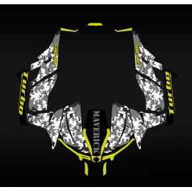 Kit decoration Camo Series - Yellow Idgrafix - Can Am 1000 Maverick