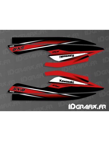 Kit decorazione Replica 2010 (in rosso) per Kawasaki SXR 800