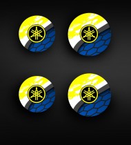 Satz von 4 sticker kappen räder (16cm / 19cm durchmesser)