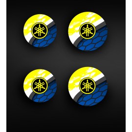 Satz von 4 sticker kappen räder (16cm / 19cm durchmesser)