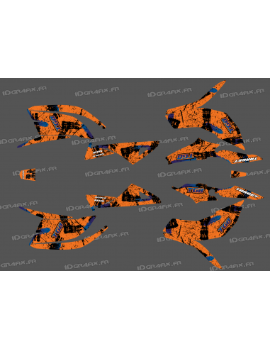Kit décoration Brush Edition Orange (Full) - IDgrafix - TGB Target