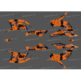 Kit de decoración de Cepillo de Edición de Naranja (Completo) - IDgrafix - TGB Destino -idgrafix