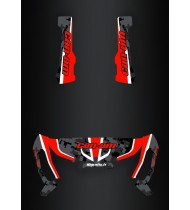 Kit de decoración de Camuflaje Edición Rojo - IDgrafix - Can Am Traxter