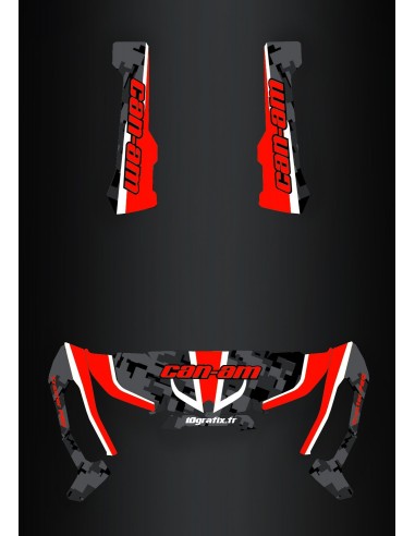 Kit decoration Camo Edition Red - IDgrafix - Can Am Traxter