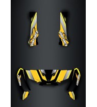 Kit de decoración de la X Edición de equipo Amarillo - IDgrafix - Can Am Traxter