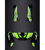 Kit de decoración de la X Edición de equipo Verde - IDgrafix - Can Am Traxter