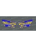 Kit Decorazione porta Vintage (Blu / Giallo) - Yamaha YXZ 1000