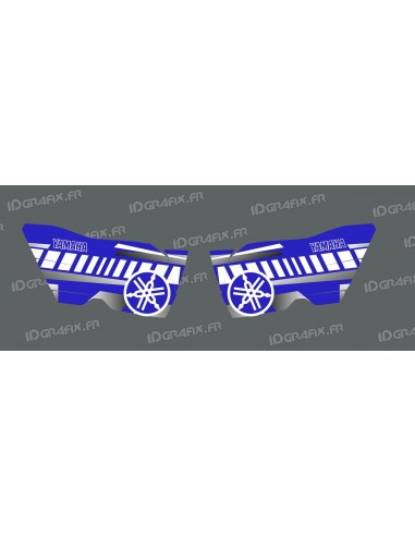 Kit déco Portes Vintage (Bleu/Blanc) - Yamaha YXZ 1000